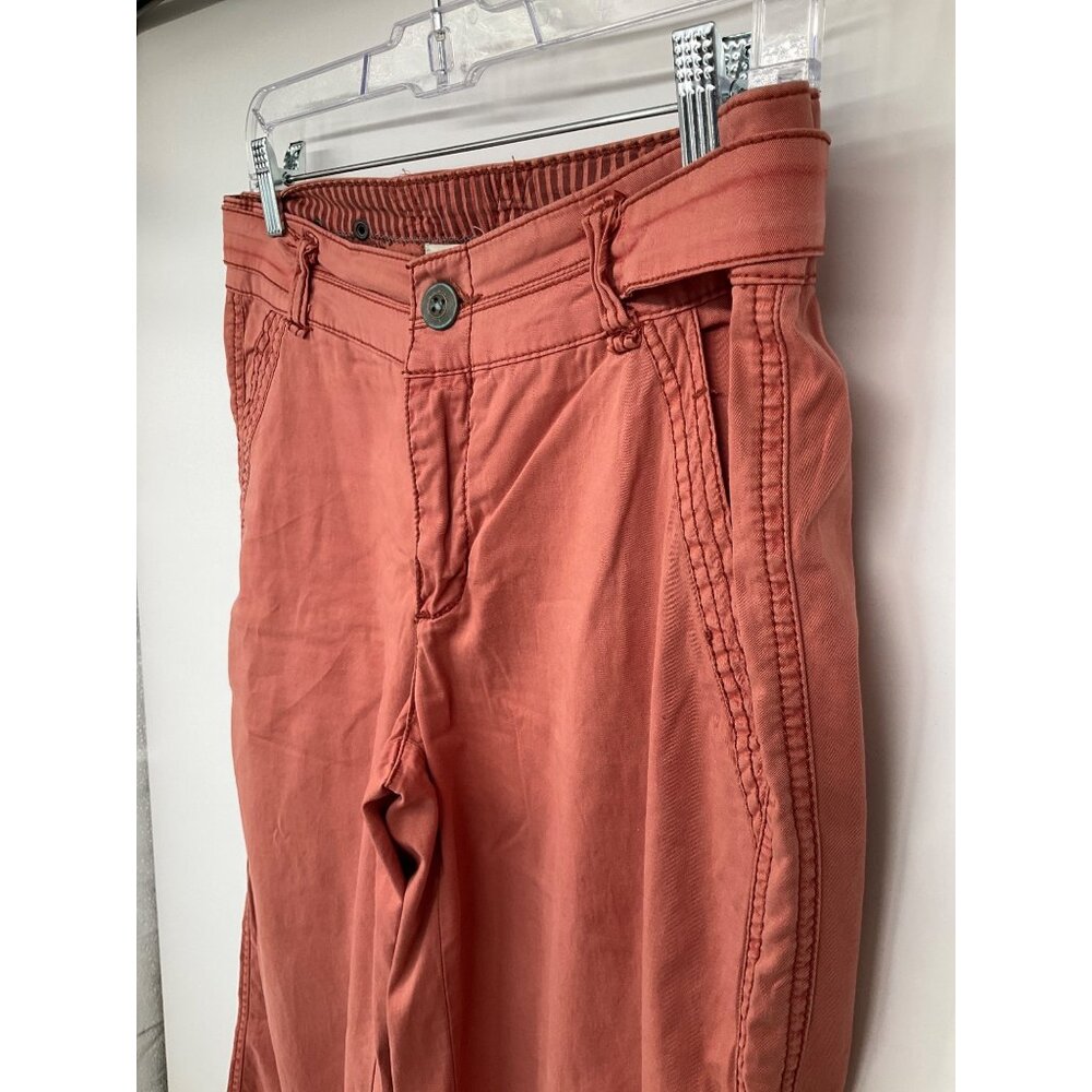 Anthropologie Size 27 Hei Hei Stretch Cotton Wide Leg Crop Chino Pants - Picture 6 of 12